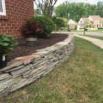 Williamsburg Stacked Stone Walls | American Dream Landscapes